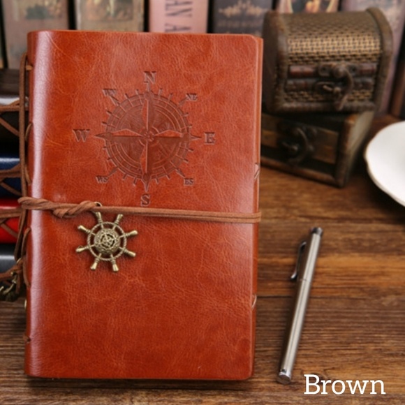 Other - 5⭐Rated💕 Small Brown Vegan Leather Journal